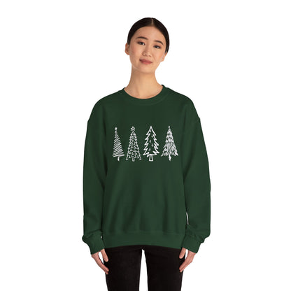 Christmas Holiday Trees Sweatshirt