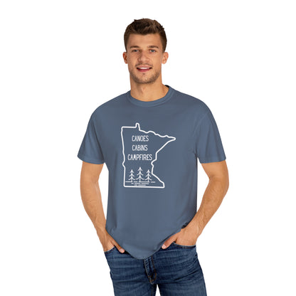 Canoes Cabins Campfires Minnesota Shirt