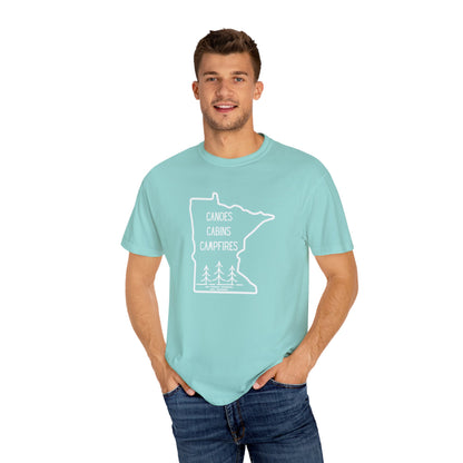 Canoes Cabins Campfires Minnesota Shirt