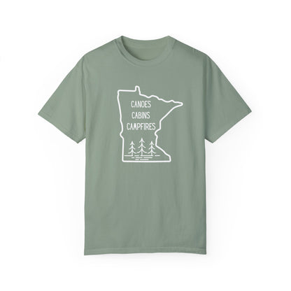 Canoes Cabins Campfires Minnesota Shirt