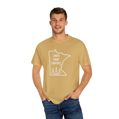 Canoes Cabins Campfires Minnesota Shirt