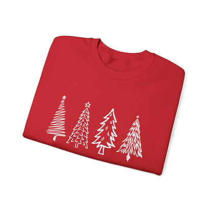 Christmas Holiday Trees Sweatshirt