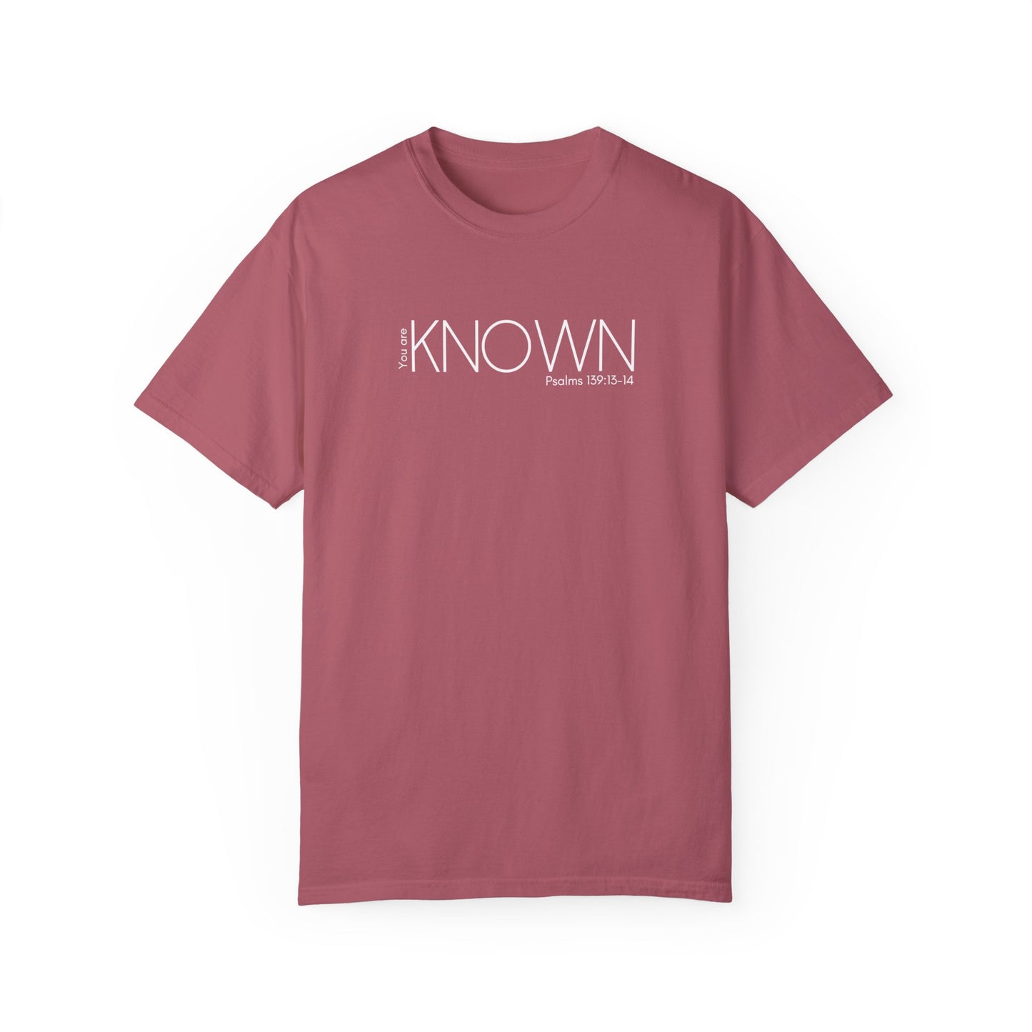 You Are Known Shirt (Psalms 139:13-14)