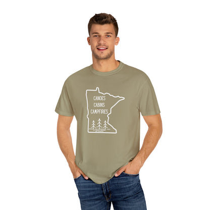 Canoes Cabins Campfires Minnesota Shirt