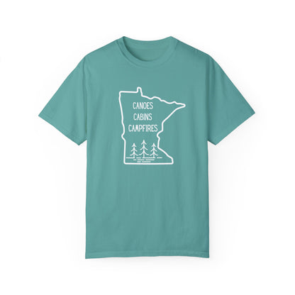 Canoes Cabins Campfires Minnesota Shirt