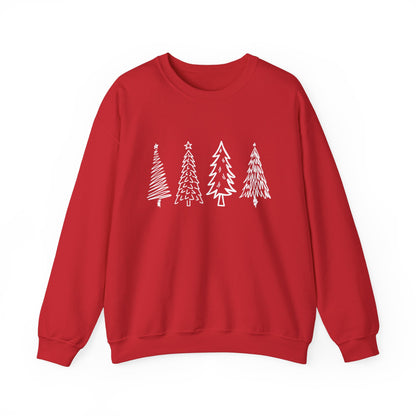 Christmas Holiday Trees Sweatshirt