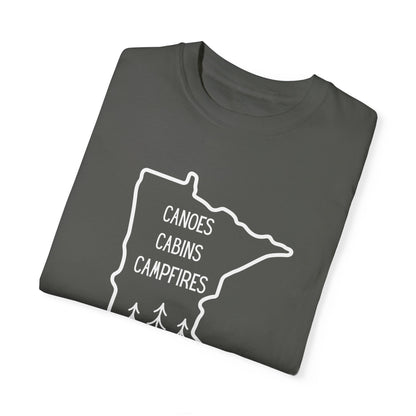 Canoes Cabins Campfires Minnesota Shirt