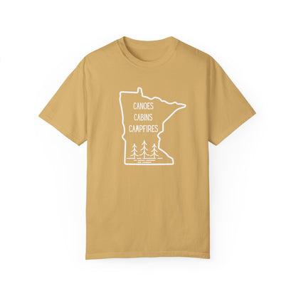 Canoes Cabins Campfires Minnesota Shirt